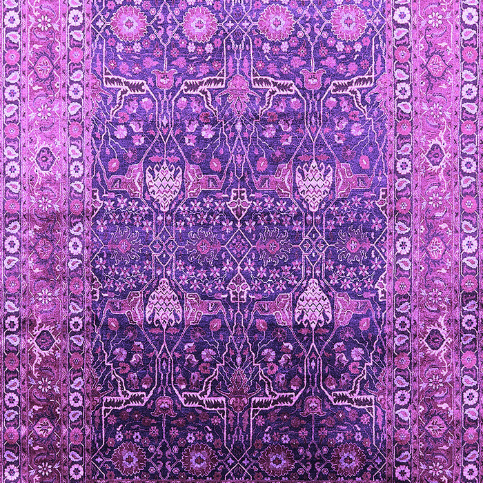 Machine Washable Oriental Purple Industrial Area Rugs, wshurb2093pur