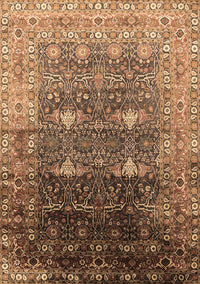 Oriental Brown Industrial Rug, urb2093brn