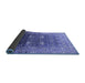 Sideview of Oriental Blue Industrial Rug, urb2093blu