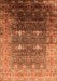 Oriental Orange Industrial Rug, urb2093org