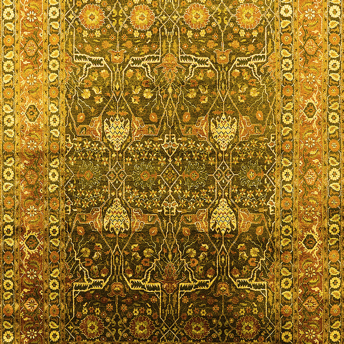 Oriental Yellow Industrial Rug, urb2093yw