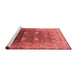 Industrial Red Washable Rugs