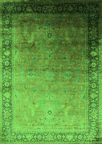 Oriental Green Industrial Rug, urb2094grn