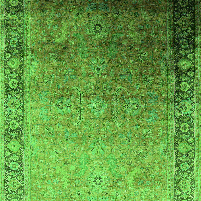 Oriental Green Industrial Rug, urb2094grn