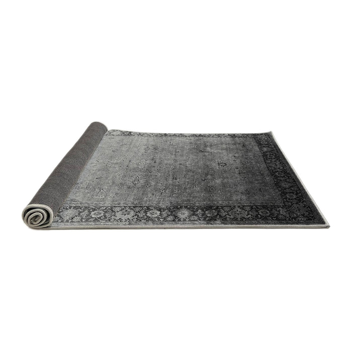 Sideview of Oriental Gray Industrial Rug, urb2094gry