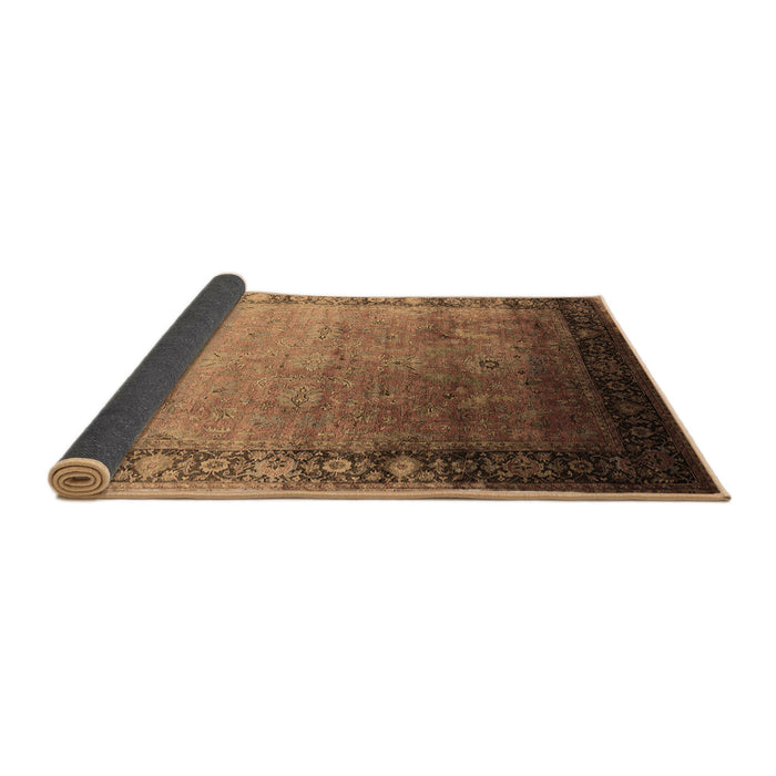 Sideview of Oriental Brown Industrial Rug, urb2094brn