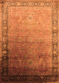 Oriental Orange Industrial Rug, urb2094org