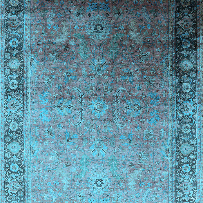 Oriental Light Blue Industrial Rug, urb2094lblu
