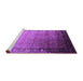 Sideview of Machine Washable Oriental Purple Industrial Area Rugs, wshurb2094pur