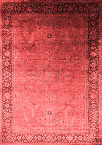 Oriental Red Industrial Rug, urb2094red