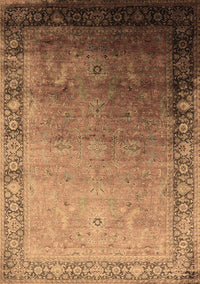 Oriental Brown Industrial Rug, urb2094brn