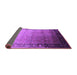 Sideview of Oriental Purple Industrial Rug, urb2094pur