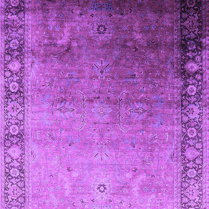 Machine Washable Oriental Purple Industrial Area Rugs, wshurb2094pur