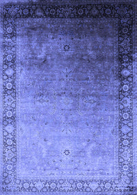 Oriental Blue Industrial Rug, urb2094blu