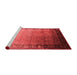 Industrial Red Washable Rugs