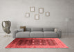 Industrial Red Washable Rugs