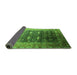 Sideview of Oriental Green Industrial Rug, urb2095grn