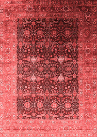 Oriental Red Industrial Rug, urb2095red