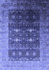 Oriental Blue Industrial Rug, urb2095blu