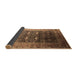 Sideview of Oriental Brown Industrial Rug, urb2095brn