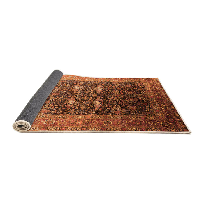 Sideview of Oriental Orange Industrial Rug, urb2095org