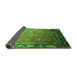 Sideview of Oriental Green Industrial Rug, urb2096grn