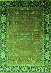 Oriental Green Industrial Rug, urb2096grn