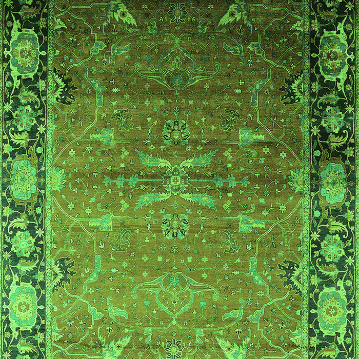 Oriental Green Industrial Rug, urb2096grn