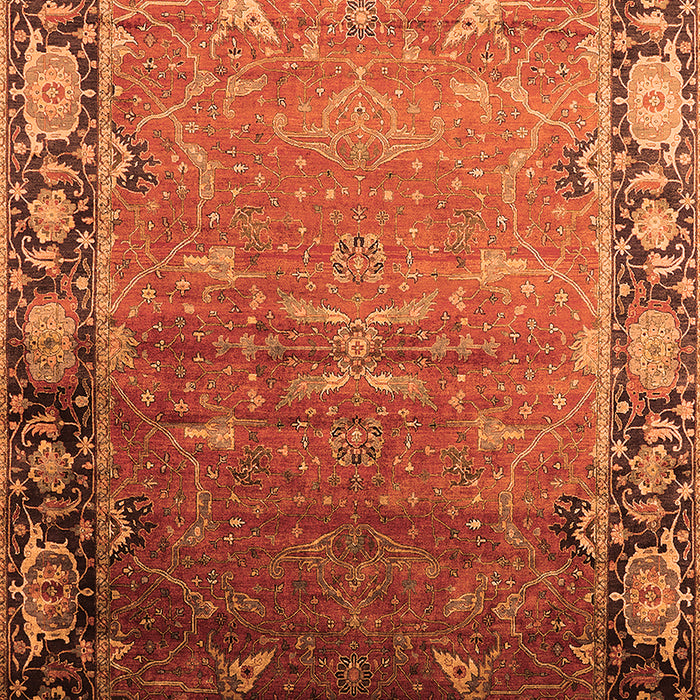 Oriental Orange Industrial Rug, urb2096org