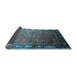 Sideview of Oriental Light Blue Industrial Rug, urb2096lblu