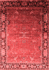 Oriental Red Industrial Rug, urb2096red