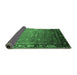 Sideview of Oriental Emerald Green Industrial Rug, urb2096emgrn