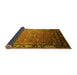 Sideview of Oriental Yellow Industrial Rug, urb2096yw