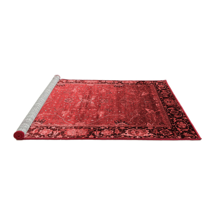 Industrial Red Washable Rugs