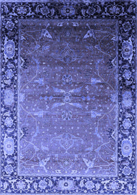 Oriental Blue Industrial Rug, urb2096blu