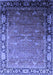 Oriental Blue Industrial Rug, urb2096blu