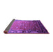 Sideview of Oriental Purple Industrial Rug, urb2096pur