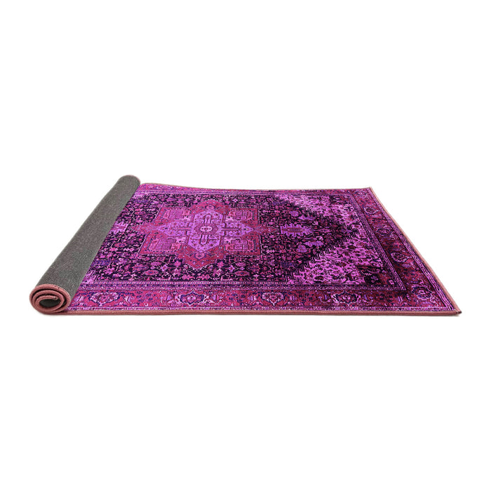 Sideview of Oriental Pink Industrial Rug, urb2097pnk