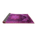 Sideview of Oriental Pink Industrial Rug, urb2097pnk