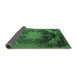 Sideview of Oriental Emerald Green Industrial Rug, urb2097emgrn