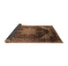 Sideview of Oriental Brown Industrial Rug, urb2097brn