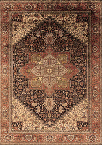 Oriental Brown Industrial Rug, urb2097brn