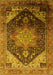 Oriental Yellow Industrial Rug, urb2097yw