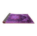 Sideview of Oriental Purple Industrial Rug, urb2097pur