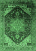 Oriental Emerald Green Industrial Rug, urb2097emgrn