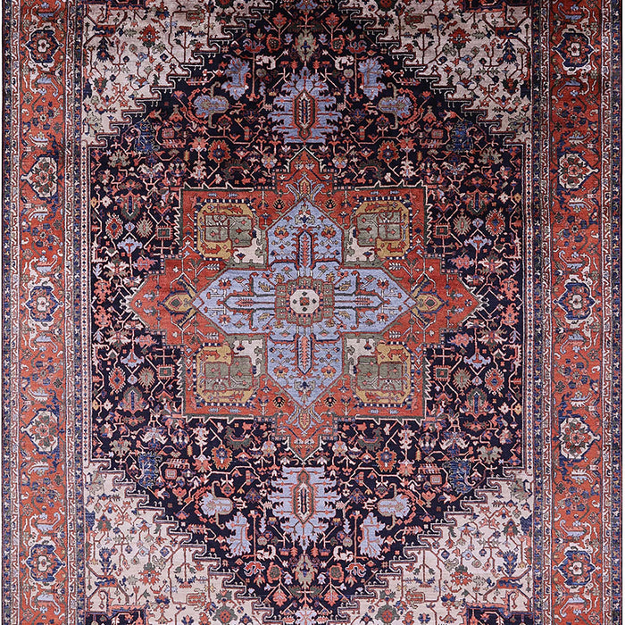 Machine Washable Industrial Modern Rosy Brown Pink Rug, wshurb2097