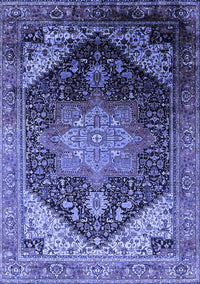 Oriental Blue Industrial Rug, urb2097blu