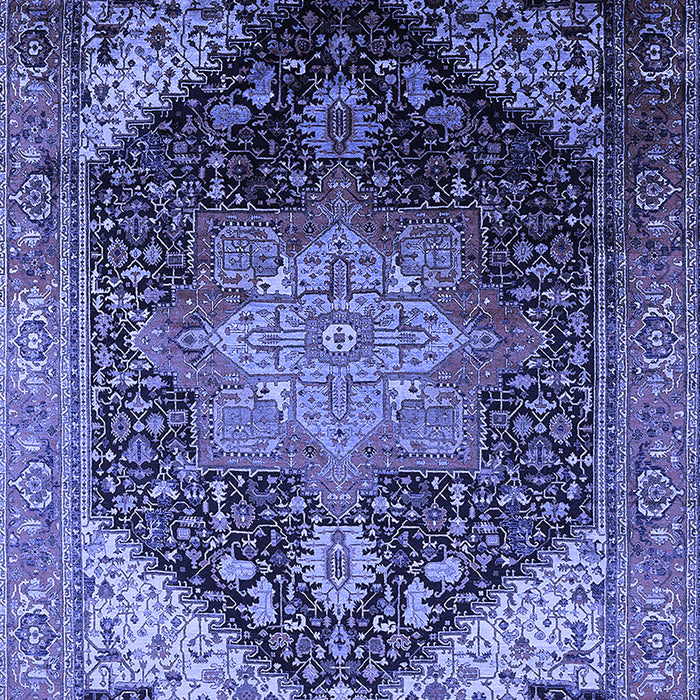 Oriental Blue Industrial Rug, urb2097blu