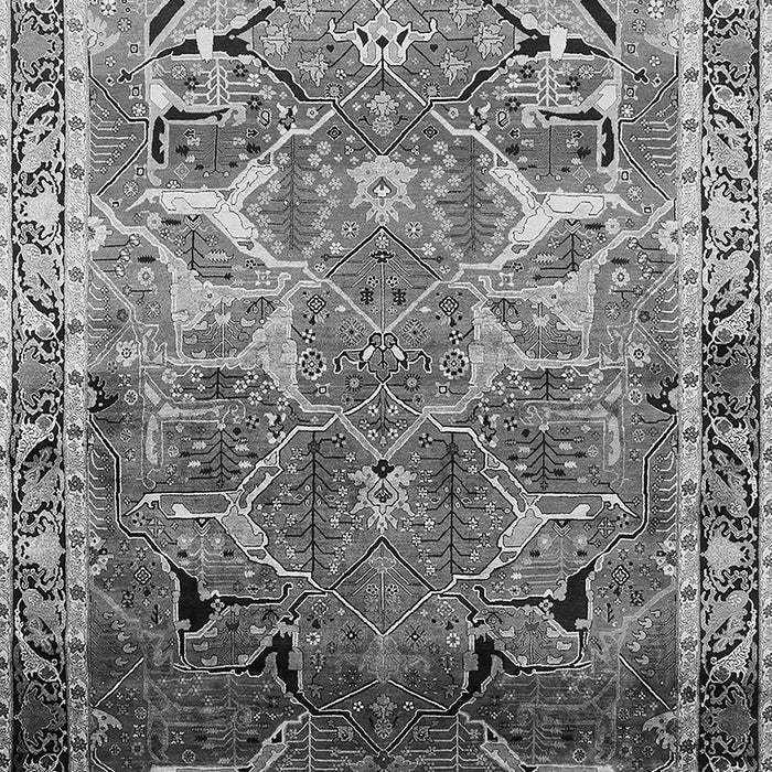 Oriental Gray Industrial Rug, urb2098gry