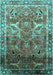 Oriental Turquoise Industrial Rug, urb2098turq